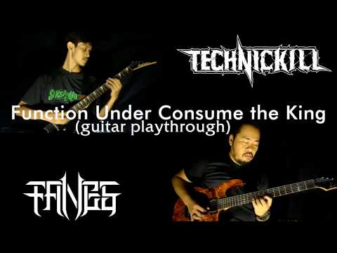 Technickill - Function Under Consume the King (Guitar Playthrough ft. Antonia Febri)