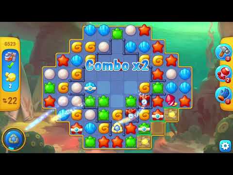 [FISHDOM Walkthrough] Level 6523 (Qua màn - Fishdom)