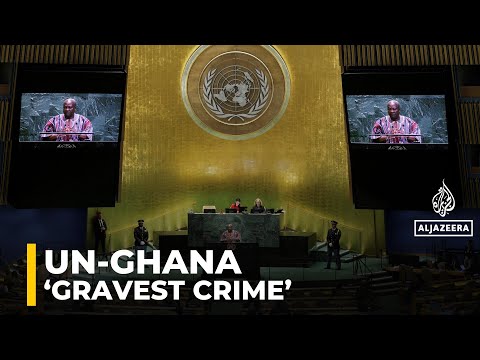 UN General Assembly: Landmark resolution recognising African slavery