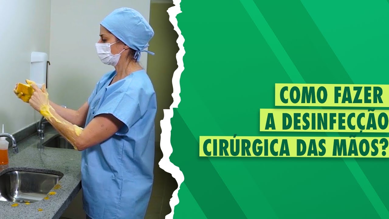 Paramentação Cirúrgica Veterinária: escarificação e higienização das mãos