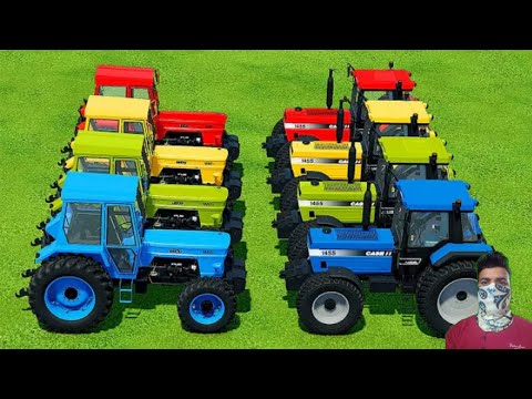 Fiat Tractor Vs Case Tractor Parkour - Farming Simulator 22 #4