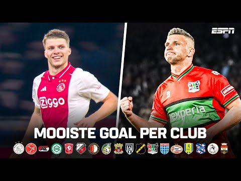 De MOOISTE GOAL per CLUB in de Eredivisie 2024/25 ☄️🤯