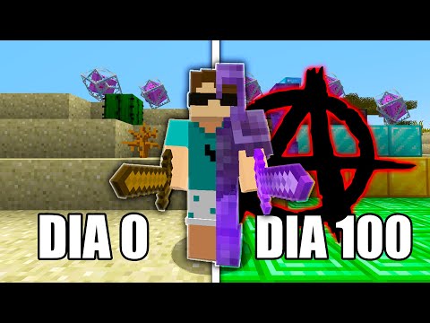 I SPENT 100 DAYS ON AN ANARCHIC MINECRAFT SERVER - THE MOVIE