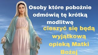 ❤️❤️Piękna i silna modlitwa do Matki Bożej.❤️❤️BŁOGOSŁAWIEŃSTWO I OPIEKA.