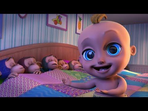 Zece maimuțele - Colaje pentru Copii de la TraLaLa - Cantece Copii