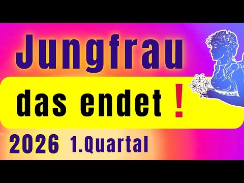 JUNGFRAU ♍️ 👍 DAS WARTEN HAT EIN ENDE‼️👍 Januar, Februar, März  2026 | Orakel | Tarot