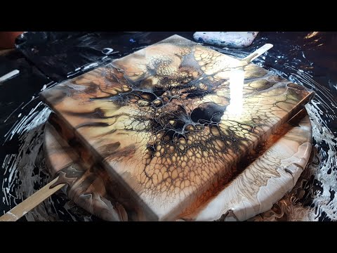 Metallic Spinout! Acrylic Pouring / Bloom Recipe