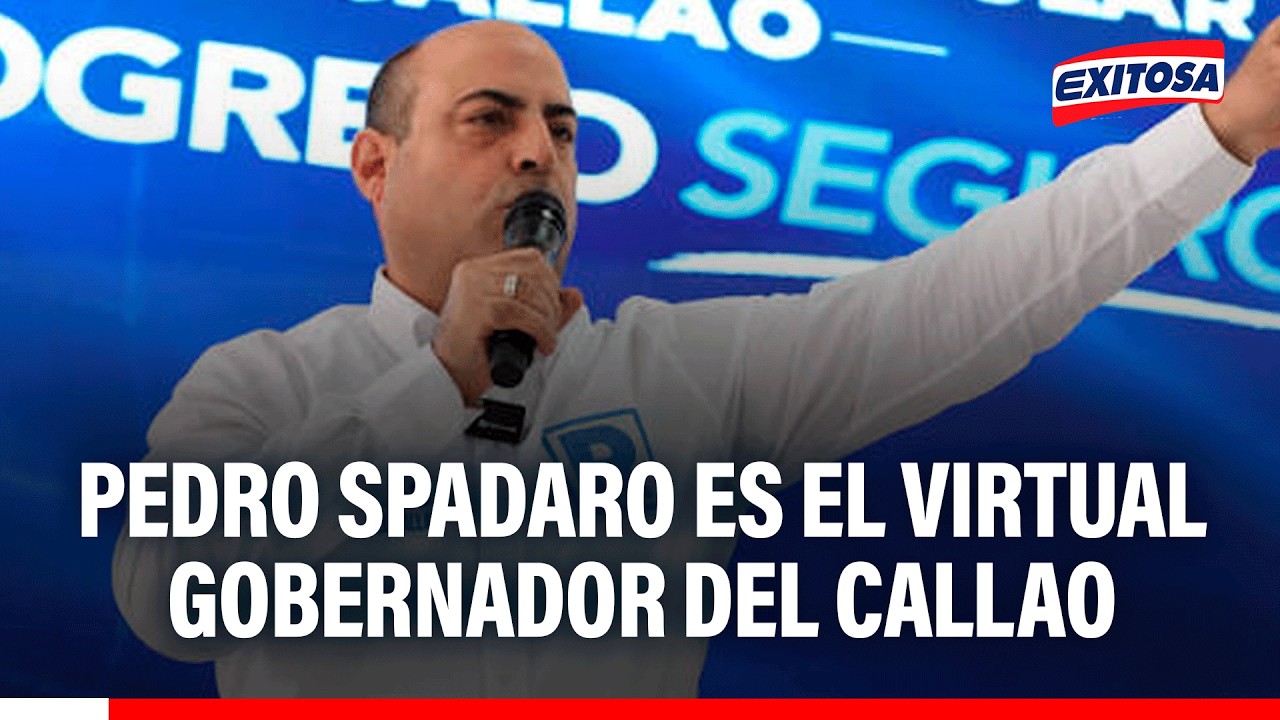 🔴🔵 Pedro Spadaro es el virtual Gobernador del Callao