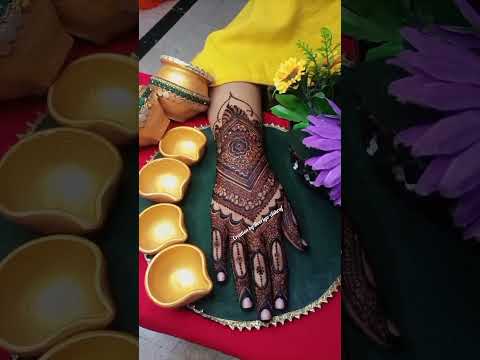 bridal Mehandi design || #shorts #henna #mehndidesign #dulhanmehndi #mehendi #youtubeshorts
