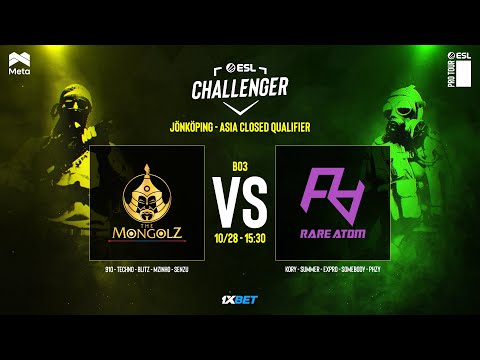 Mongolz vs Rare Atom - ESL Challenger Jonköping 2023 - Asia Closed Qualifier