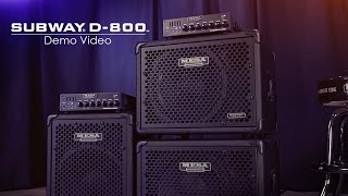 MESA/Boogie Subway D-800 Official Demo Video.