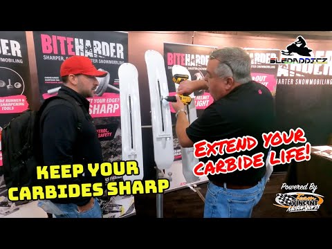 Want to DOUBLE your snowmobile carbide life? | SAVE MONEY with the Biteharder Carbide Sharpener Tool