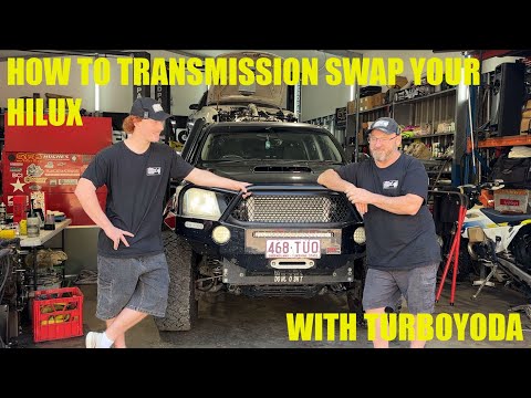 HOW TO TRANSMISSION SWAP YOUR HILUX! (W/ TURBOYODA!)