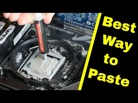 Different Ways to Apply Thermal Paste  🔥 Best way to cool CPU with Thermal Paste