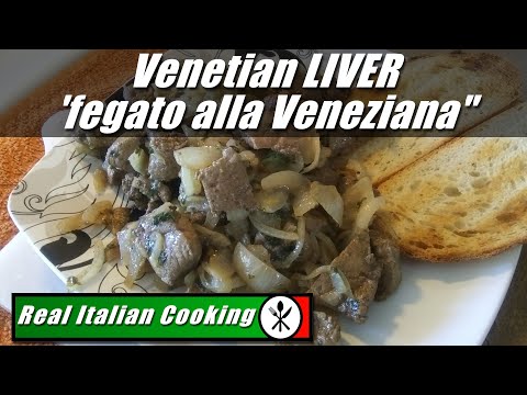 How to cook venetian LIVER, "fegato alla veneziana"