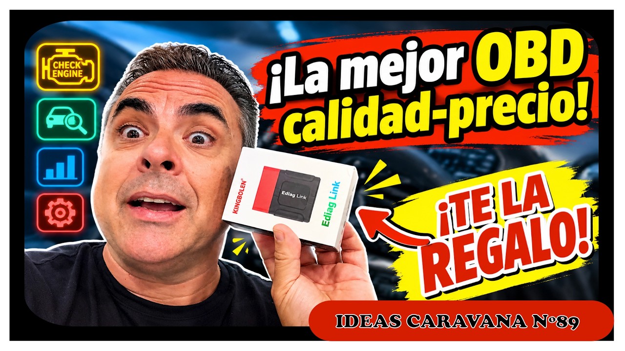 ¿El mejor OBD? KINGBOLEN para tu autocaravana furgo o cuando vas con caravana ideas cv 89