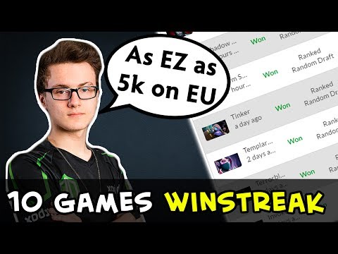 Miracle 10 game Winning Streak in China: 9k CN = 7k EU