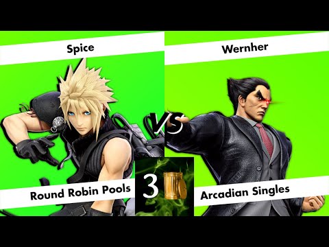 Junkyard 3 The CenCal Arcadian - Round Robin Pools - Spice (Cloud) vs Wernher (Kazuya)