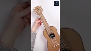 Download lagu I Made A Guitar Using Cardboard #shorts  #guitar #cardboard mp3