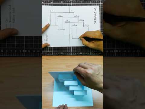 Kirigami Tutorial｜Paper Art｜Origami Art｜Kirigami Art｜Pop Up Card 46 #Shorts