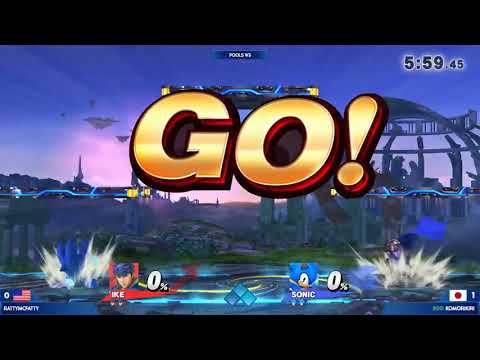 Rattymcfatty (Ike) vs 2GG | Komorikiri (Sonic) - R1 Pools