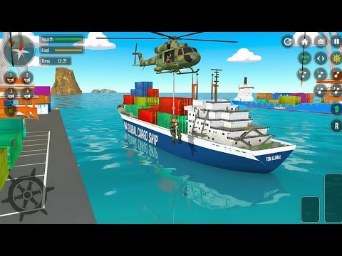 Real Cargo Ship Simulator 3D Gameplay 🚢 | Mobile Ship Simulator Android | Car Transportation Mission