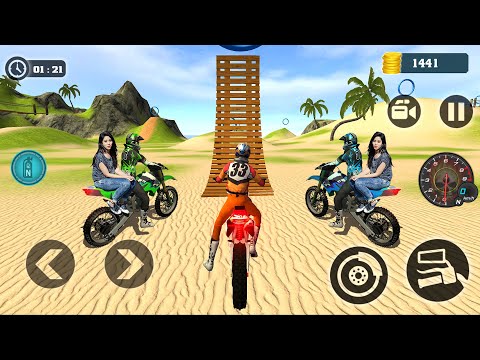 Motocross Beach Bikes Extreme Racing Driving #2 - Motor Bikes Stunts Android Gameplay