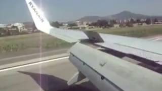 preview picture of video 'Atterraggio brusco a Ciampino con volo Ryanair da Ibiza'