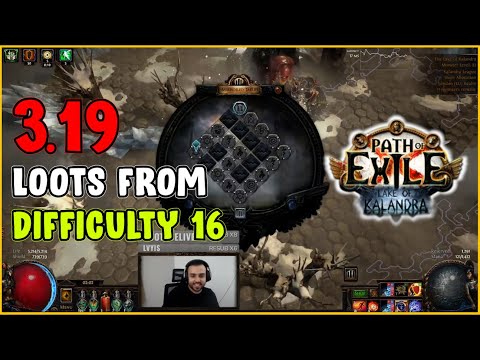 ⚡ POE 3.19 ⚡ Steelmage - Loots from Difficulty 16