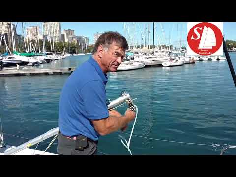 J/88 Sailboat Mast stepping