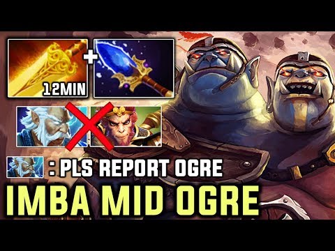 New Imba Mid Ogre 12 Min Radiance Disaster Infinity Stun Non-Stop Multicast - Arcana Result Dota 2