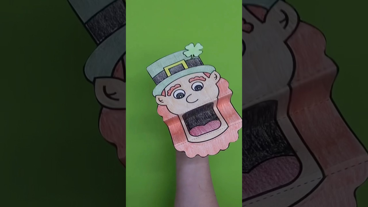 Leprechaun puppet ☘️
