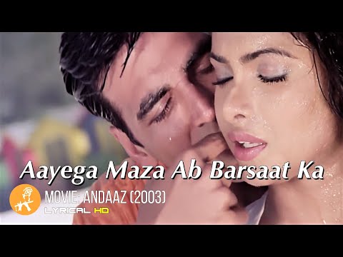 Aayega Maza Ab Barsaat Ka| Andaaz | Akshay Kumar | Priyanka Chopra | Lara Dutta | Romantic Hindi| HD