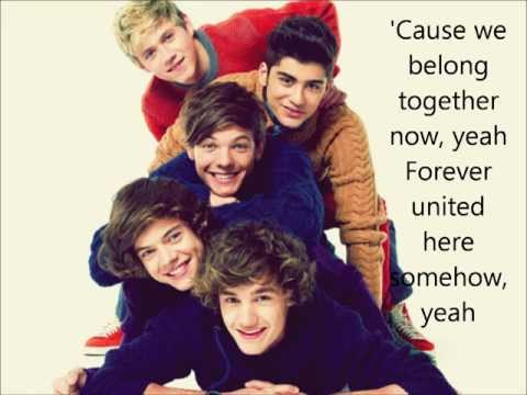 One Direction My Life Would Suck Without You- Lyrics On Screen