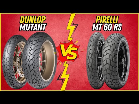 Dunlop Mutant vs Pirelli MT 60 RS: Sport vs Adventure Tire Comparison