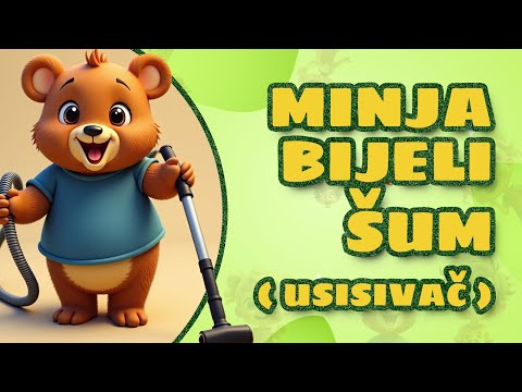10 Sati Bijeli Šum – Zvuk Usisivača za Spavanje Beba | Minja White Noise