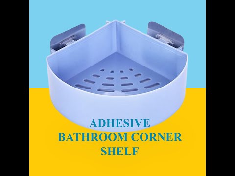 Plastic acrylic triangle corner shelf