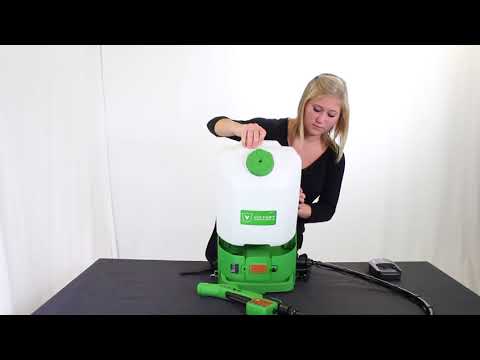 How to use the backpack electrostatic sprayer