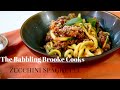 Spaghetti With Zucchini And Meat Sauce