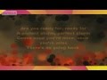 Katy Perry - Dark Horse lyrics on screen video 