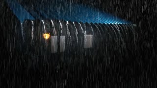 Best Rain Sounds for Sleeping | Real Heavy Rainstorm & Mighty Thunder on Tin Roof, White Noise Night
