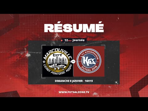D1 Futsal - J12  Marcouville City CP vs FC Kingersheim