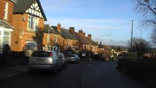 preview picture of video 'Driving Along Barnard's Green Road & Pound Bank Road, Great Malvern, Worcestershire, UK'