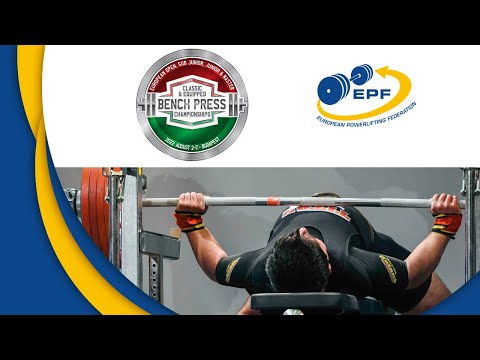 Men Open 105 & 120+ kg - European Bench Press Championships 2022 - Equipped