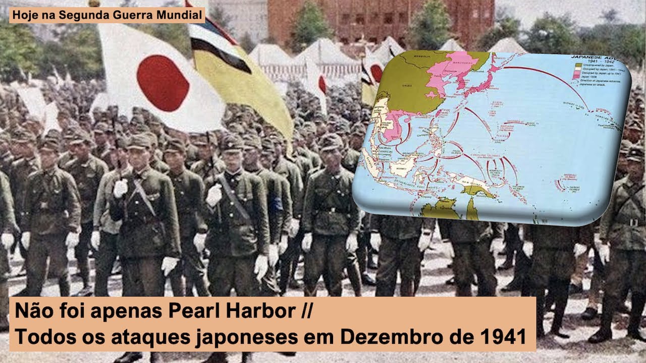 Não foi apenas Pearl Harbor! Todos os alvos atacados pelo Japão em Dezembro de 1941