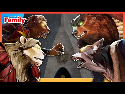 Werelords BATTLE King Leopold | Wolf King | Netflix Family