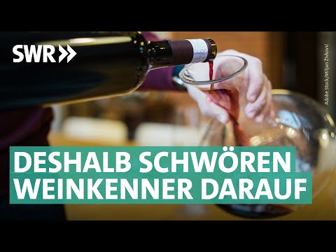 Wein dekantieren – wie atmet er richtig? | Marktcheck SWR