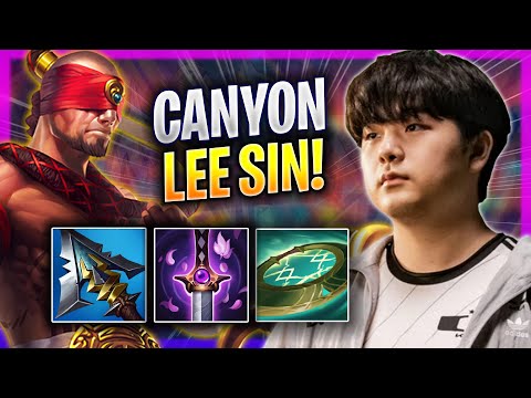 CANYON TRIES NEW LEE SIN BUILD! - GEN Canyon Plays Lee Sin JUNGLE vs Rek'sai! | Season 2023
