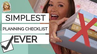 SIMPLEST Wedding Planning Checklist and Timeline EVER | Plan Your Wedding Like a Pro