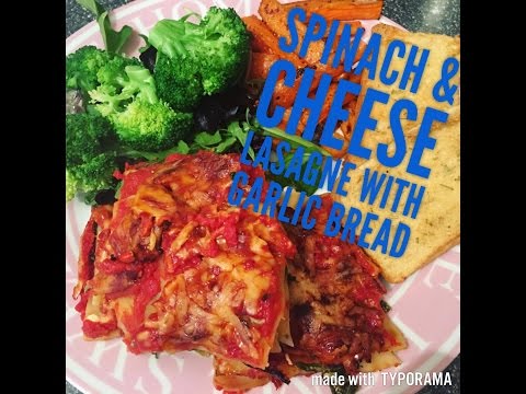 Bee Slimmer // Spinach & Cottage Cheese Lasagne